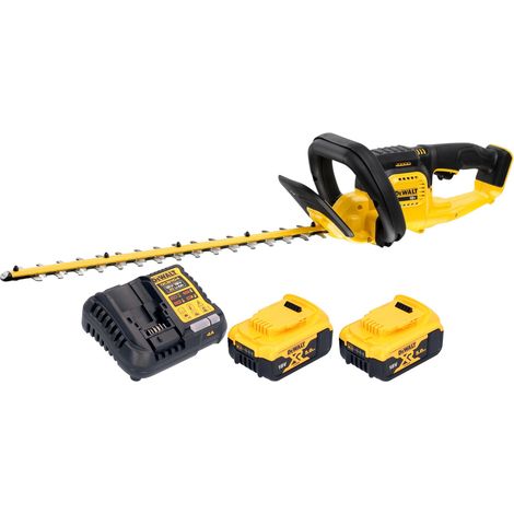 Tagliasiepi a batteria Dewalt DCMHT 563 P2 18 V 55 cm + 2 batterie da 5,0 Ah + caricabatterie
