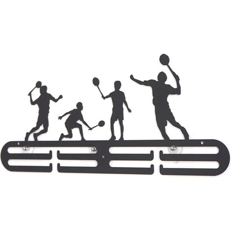 1 Présentoir à médailles en fer, design artistique, installation sans perçage, rangement polyvalent, pour marathon et récompenses (1/5)