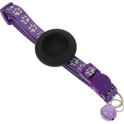 Collar reflectante para gatos, ajustable, antipérdida, 4 unidades con campana. (1/5)
