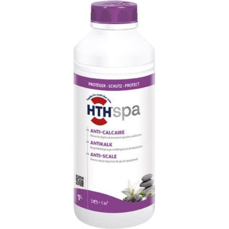 HTH Spa Anti-Calcaire 1L - Lot de 4
