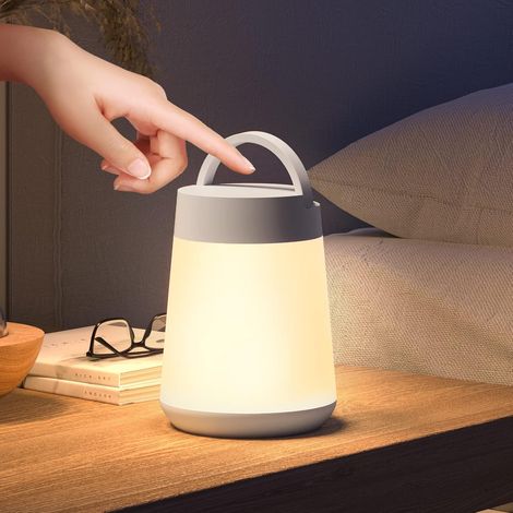 Veilleuse pour enfants, veilleuse bébé tactile LED avec fonction mémoire, idéale pour l'allaitement et l'endormissement. (1/5)