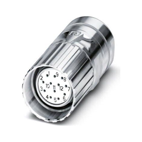 Connecteur circulaire Phoenix Contact, M23 12 contacts, raccordement A sertir ( Prix pour 1 )