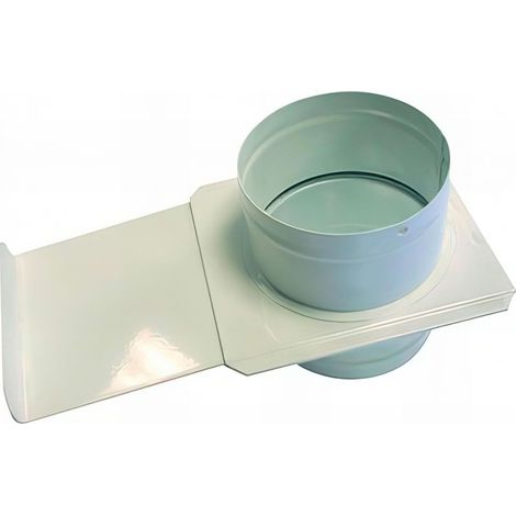 Buse d'aspiration métal à tirette D. 100 mm – Pour espaces confinés – Couleur argent – Compatible avec systèmes d'aspiration centralisée – Holzprofi