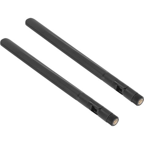 Lot de 2 antennes 5G 18dBi haut gain étanches omnidirectionnelles SMA mâle pour intérieur extérieur (1/5)