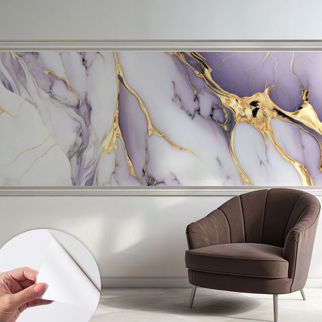 Carta da parati autoadesiva - Fotomurale adesivo - design elegante - stile moderno - Marmo astratto 250x104 cm (1/5)
