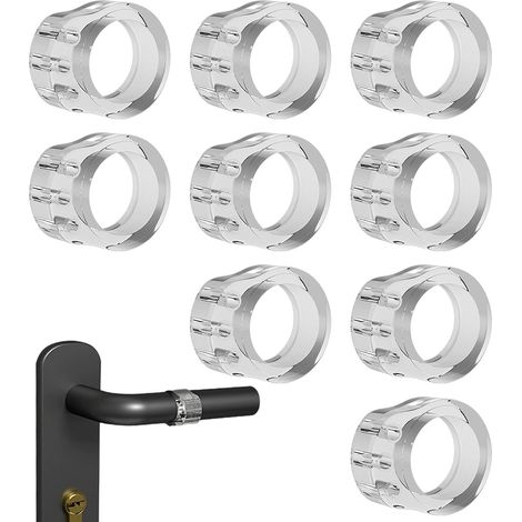 Kit Invisible Protector Bedroom Suction Handle Rooms Door Home Stop