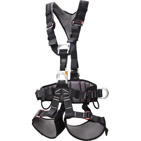 Climbing Harness - Adjustable Full Harness for Mountaineering, Rocky Climbing, Recalling, Fire Rescue and Arborism - Detachable Safety Belt (1/5)