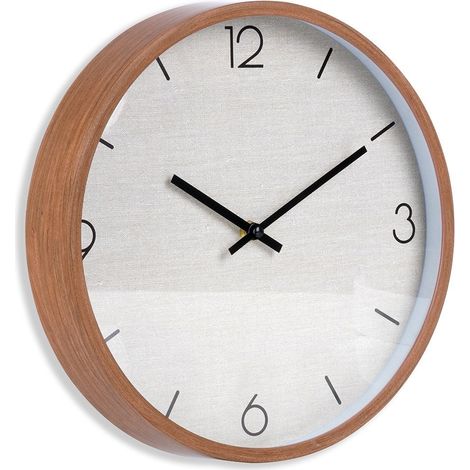 Reloj de pared home styling collection moderno marrón beige 30 cm (1/5)