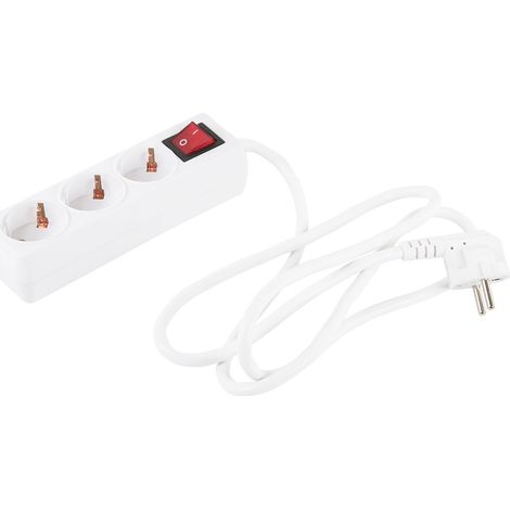 Caja de conexiones de 3 vías con interruptor.