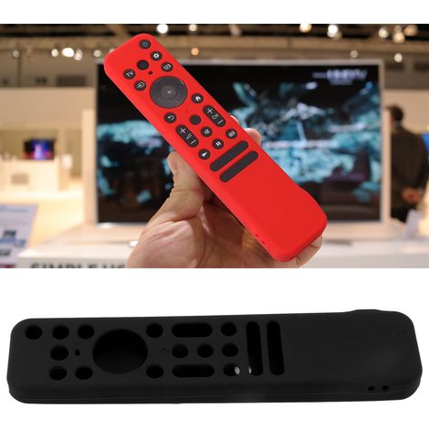 Weiche Silikonhülle für TV-Fernbedienungen, stoßfest und abwaschbar, für RMF TX800 und TX900 Fernbedienungen, schwarz (1/5)