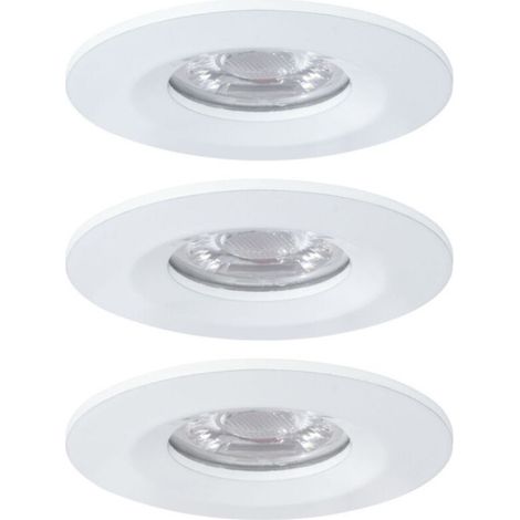 Paulmann 94299 EBL Nova mini Coin Luminaire à LED encastrable jeu de 3 4 W blanc A671622 (1/5)