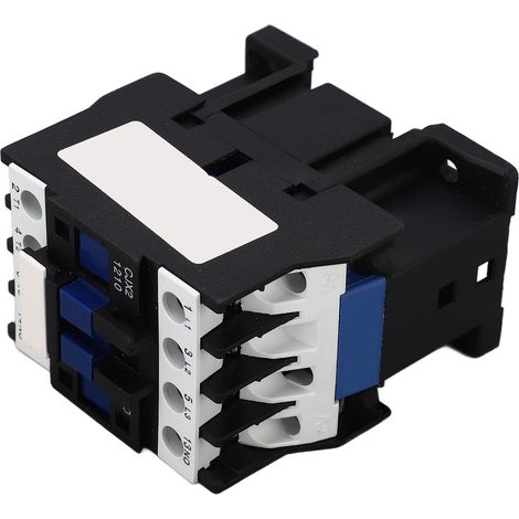 Contacteur CA triphasé à bobine de cuivre, normalement ouvert, à contacts argentés, 110 V CA, 12 A (1/5)