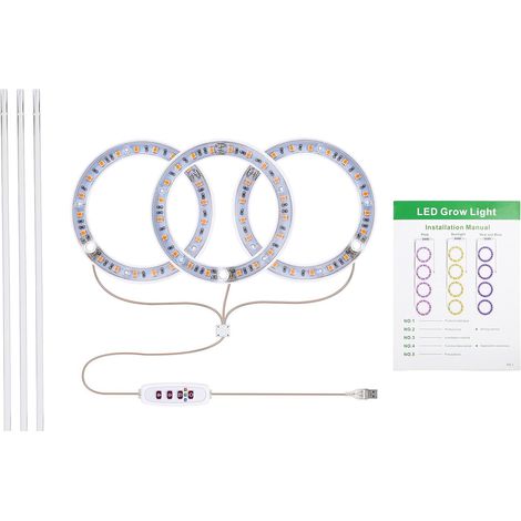 LED Grow Light, Full with 20 LEDs in ABS PC, for (1/5)