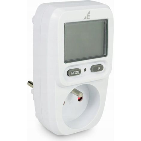 Contatore di energia elektro-plast wme 230v 16A 3680W LCD (1/2)