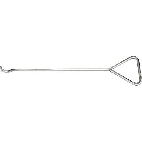 Crochet d'ouverture de couvercles de regard, ravin, autres acier galva - longueur env 85 cm