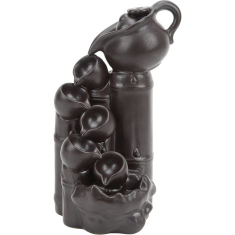 Waterfall Incense Burner Teapot Design Serene Ambience Relieve Anxiety Aid Sleeping Widely Used Backflow Incense Burner (1/5)