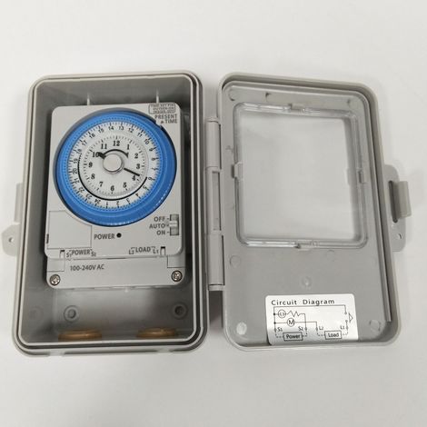 Mechanischer Timer TB388R Mindestlaufzeit 15 Minuten Batteriespeicherfunktion Zeitschaltuhr für Haushaltsgeräte (1/4)