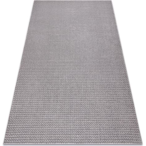 Tapis AURA E9787 gris - Motif à chevrons, structurel, moderne grey 80x150 cm