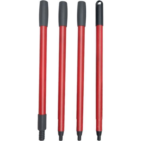 Lntyq Tête de vadrouille de Remplacement,Base,Manche Compatible avec Vileda Turbo 3-en-1 la vadrouille en Microfibre,Housse de tête de vadrouille Triangulaire et Manche de vadrouille (1/5)