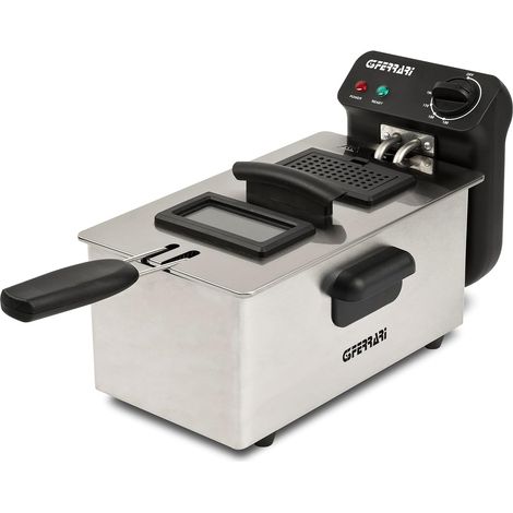 G3 FERRARI Friggitrice Ad Olio Pastella Inox 3 Litri