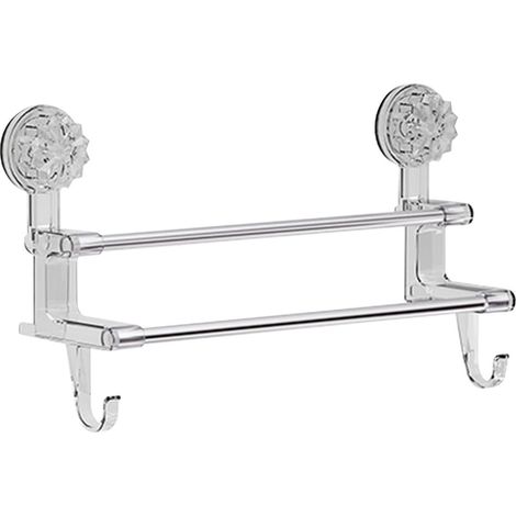 Porte-serviettes double barre à ventouses (1/5)