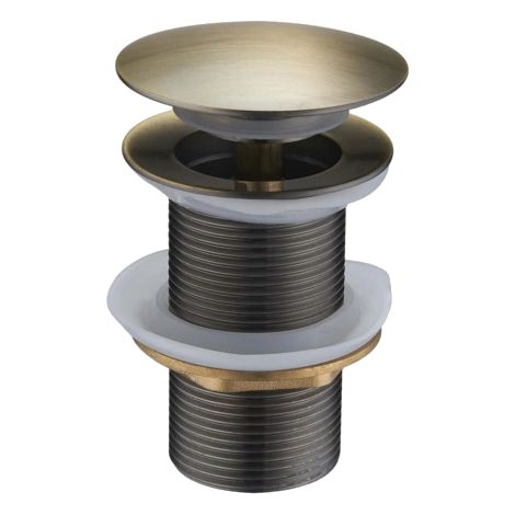 Mexen runder Klick-Klack-Stöpsel, Messing antik - 79910-40 (1/2)