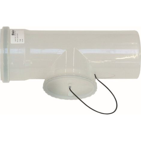 Vaillant Rallonge 0,25m 110 mm PP avec orifice de révision, 0020106387