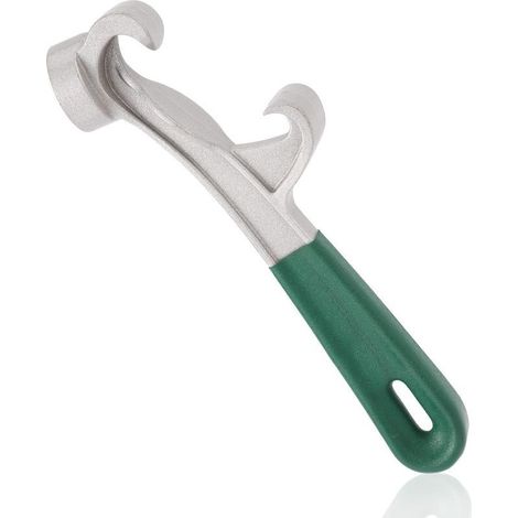 Outil d'Ouverture Seau 5 Gallons, 21,6cm Multifonctionnel Aluminium Extracteur de Couvercle de Baril Ouvre Seau Clé avec Poignée Antidérapante (1/5)
