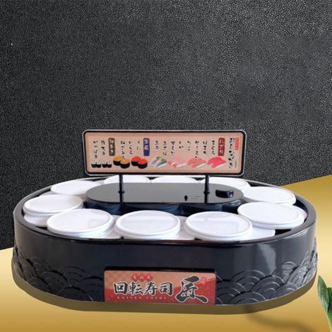 Automatische Cupcake-Drehmaschine, drehbarer Präsentationstisch, Schaukel, Geschenktablett für Kindergeburtstage, Sushi (1/5)