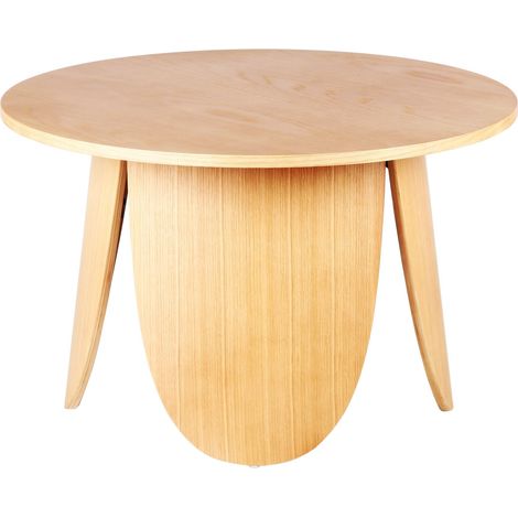 Selsey Vivially - Couchtisch rund, Eichenholzoptik, Ø 80 cm (1/4)