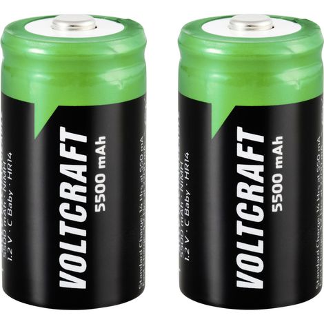 VOLTCRAFT HR14 Baby (C)-Akku NiMH 5500 mAh 1.2 V 2 St.