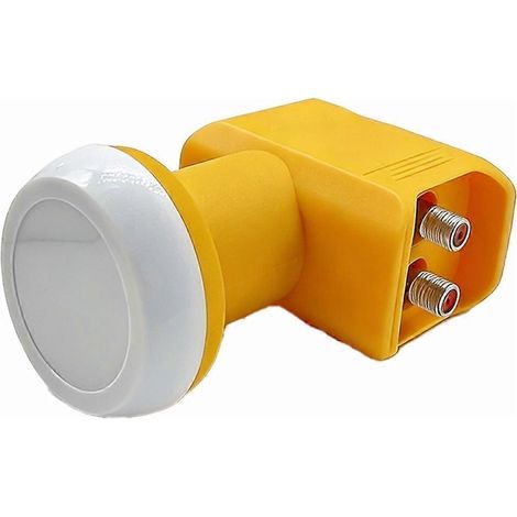 Convertisseur linéaire double LNB 4K Ultra HD en bande Ku, récepteur TV satellite universel à double LNB, compatible avec le satellite tricolore 75 (1/5)