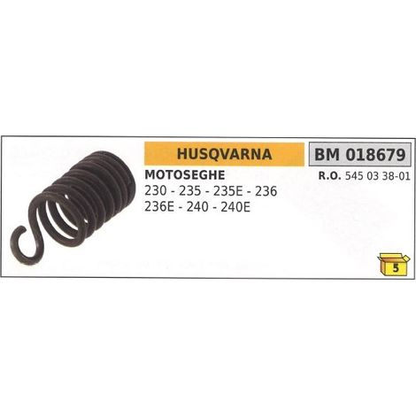 Antivibrante a molla HUSQVARNA motosega 230 235 235E 236 236E 240 240E 018679