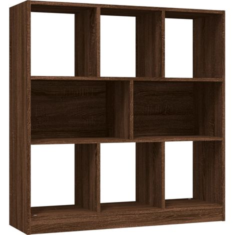 Maison Exclusive - Bücherregal Braun Eichen-Optik 97,5x29,5x100 c