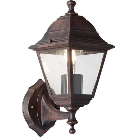 BRILLIANT Applique extérieure montante NISSIE rouille E27 1x60W