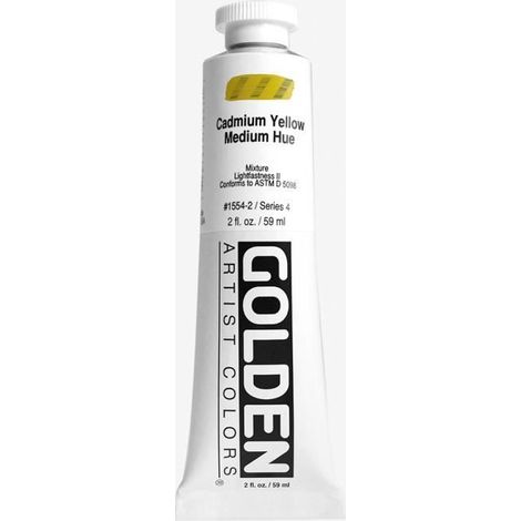 Golden : Heavy Body Acrylic Paint : 60ml : Cadmium Yellow Medium Hue