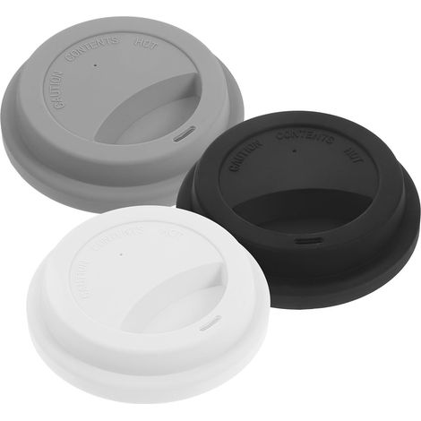 Couvercles en Silicone Flexibles Diamètre 9,5 Cm Étanchéité pour Protéger Boissons Lot de 3 Réutilisables et Solide pour Tasse et Verre (1/5)