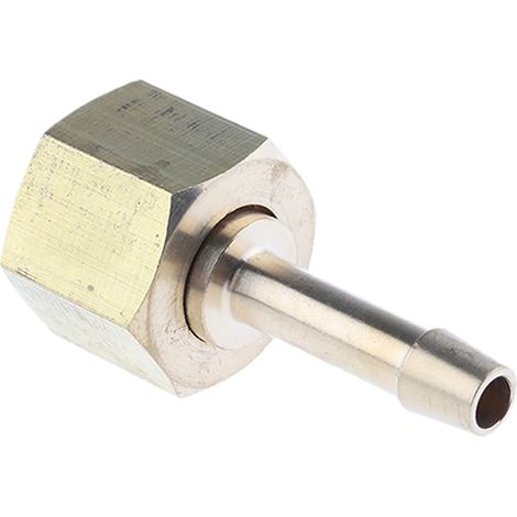 Rs Pro – Raccord de tuyau souple BSP 3/8' femelle en laiton – Raccord fileté pour applications plomberie – Connexion durable et fiable (1/2)