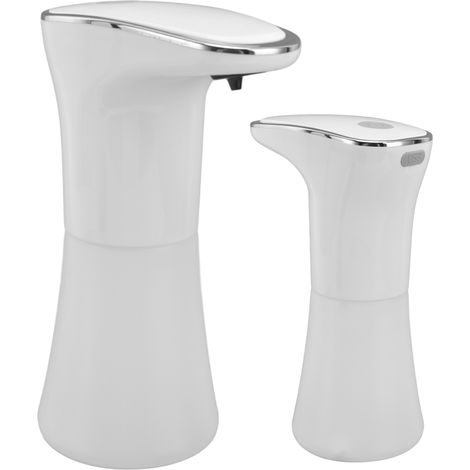 Lave-mains automatique à capteur, distributeur de savon mousse rechargeable 400ml, avec batterie intégrée, portable pour extérieur et école maternelle. (1/5)