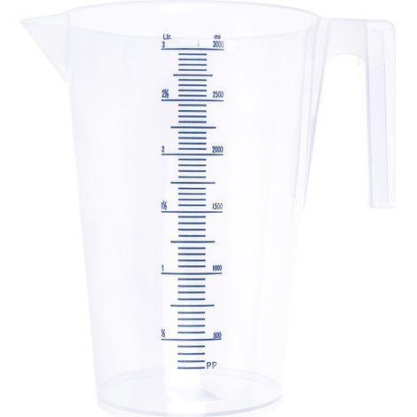Bonbonne de laboratoire RS PRO, PP, 3L ( Prix pour 1 ) (1/5)