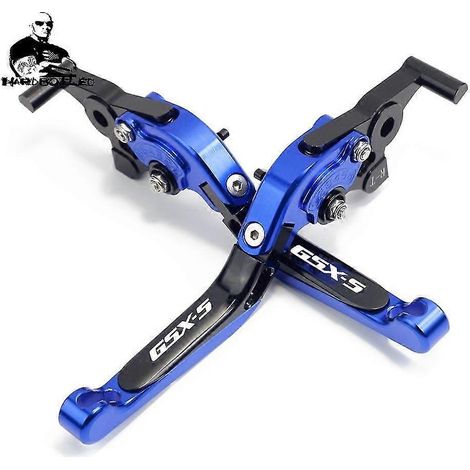 Für Suzuki GSX S750 GSXS GSX-S GSX S 750 GSXS750 2011–2022 Motorradzubehör: Verstellbare Brems- und Kupplungshebel, Lenker – BLAU A (1/5)