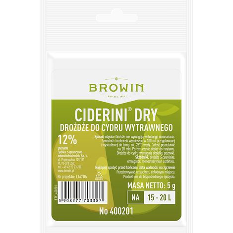 Ciderini Trockenhefe für Apfelwein, 5 g