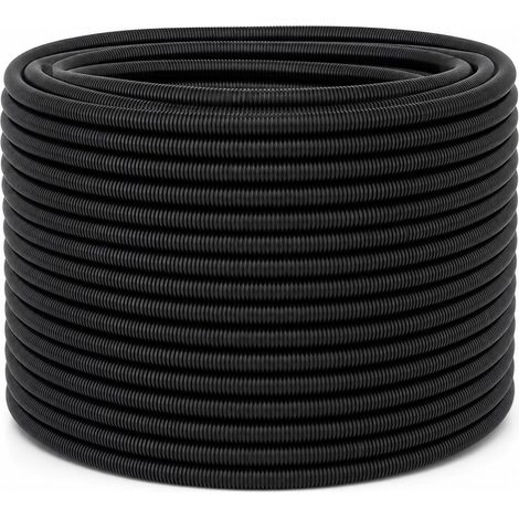 Gaine Fendue 100 m Flexible pour Faisceau Auto Noire 17 mm (1/5)