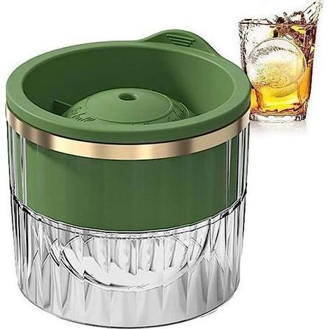 10 Pièce Moule glace - Frozen - Bac glaons sphrique - Couleur verte - Matriaux PPPS - 7.57cm vert vert BAC A GLACON BAC A GLACON (1/5)