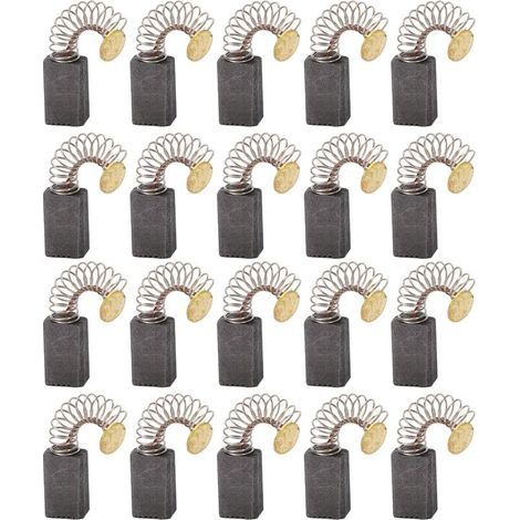 20x Balai en charbon, charbon moteur, 5mm x 8mm x 12mm pour outils électriques comme ponceuse d'angle, ponceuse orbitale (1/5)