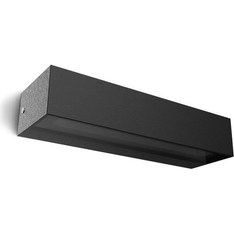 Applique Murale 12W 3000K IP54 Noir Miidex Lighting® (1/5)