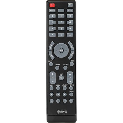 Ersatzfernbedienung kompatibel mit Insignia-Fernsehern NS RC03A-13, NS-32L120A13, NS-40L240A13 (1/5)