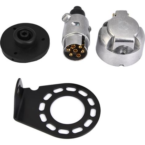 Adatto per connettore e presa per rimorchio a 7 pin da 12 V, adatto per staffe di traino per camper.