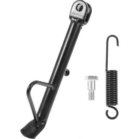 1 béquille latérale métallique pour moto (accessoire de moto)-24.00X8.00X2.00CM-Black (1/2)