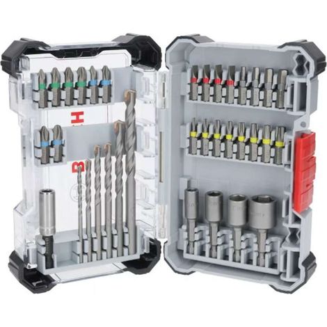 Bosch Accessori - Set di bit e chiavi a bussola da 35 pezzi 2607017728 (1/2)